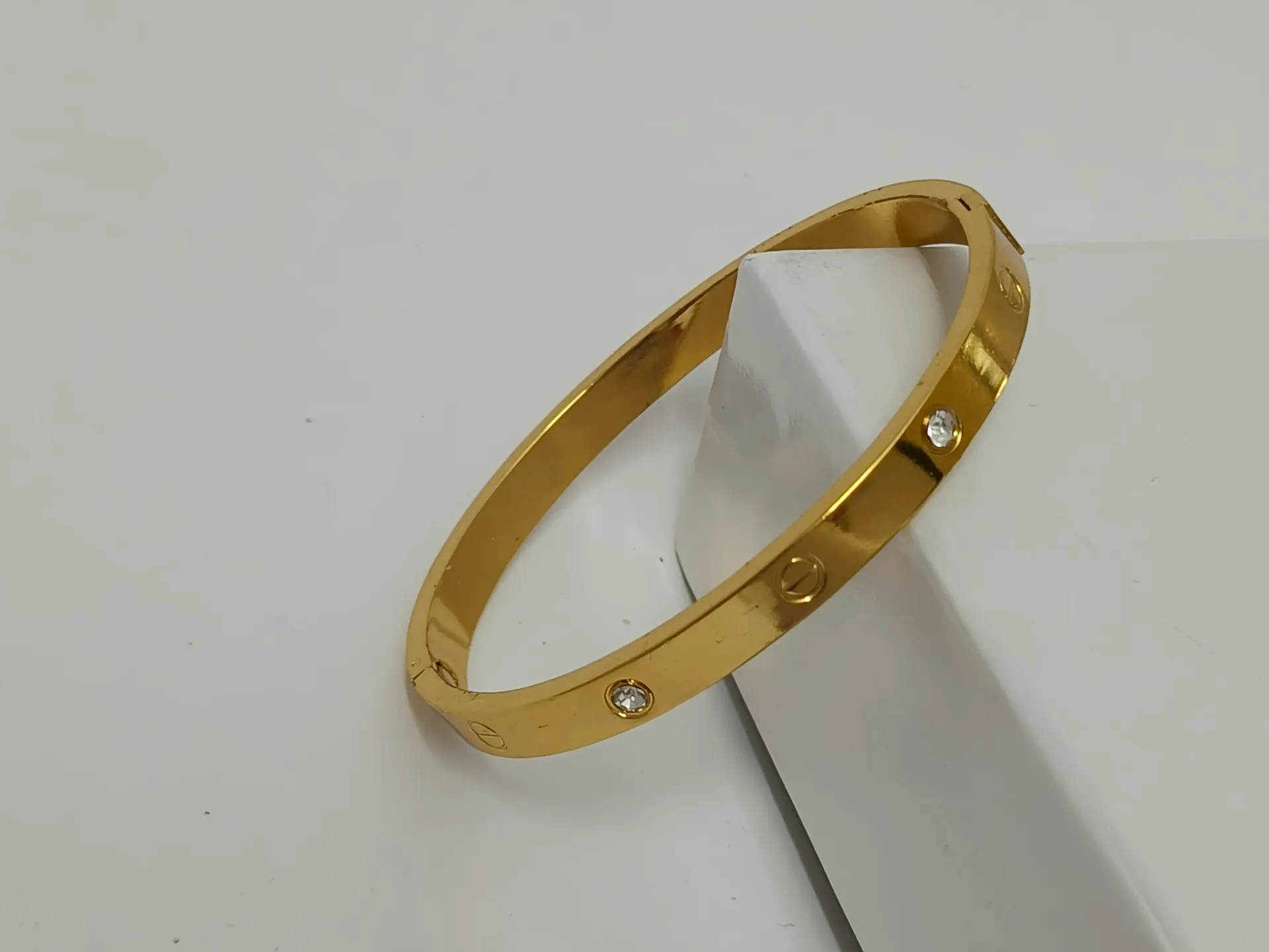 Crystal Studded Anti Tarnish Bracelet