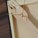 Flora Sparkle Anti-Tarnish Pendant Set