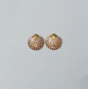 Blush Seashell Stud Earrings – Anti Tarnish