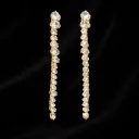 Crystal Cascade Drop Earrings – Anti Tarnish