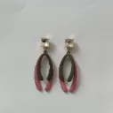 Blush Meadow Dual-Tone Drop Earrings