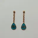 Turquoise Evil Eye Drop Earrings