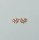 Crystal Fan Stud Earrings