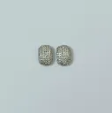 Luxe Dome Pavé Stud Earrings