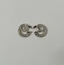 Silver Luxe Interlock Halo Stud Earrings – Anti Tarnish