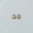 Korean Teardrop Halo Stud Earrings – Anti Tarnish