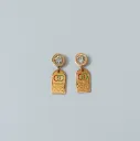 Crystal Stud Drop Charm Earrings – Anti Tarnish