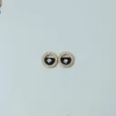 Geometric Crystal Halo Stud Earrings – Anti Tarnish