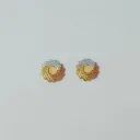 Tri-Tone Textured Spiral Stud Earrings – Anti Tarnish