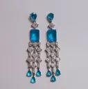 Cascade American Diamond Chandelier Earrings