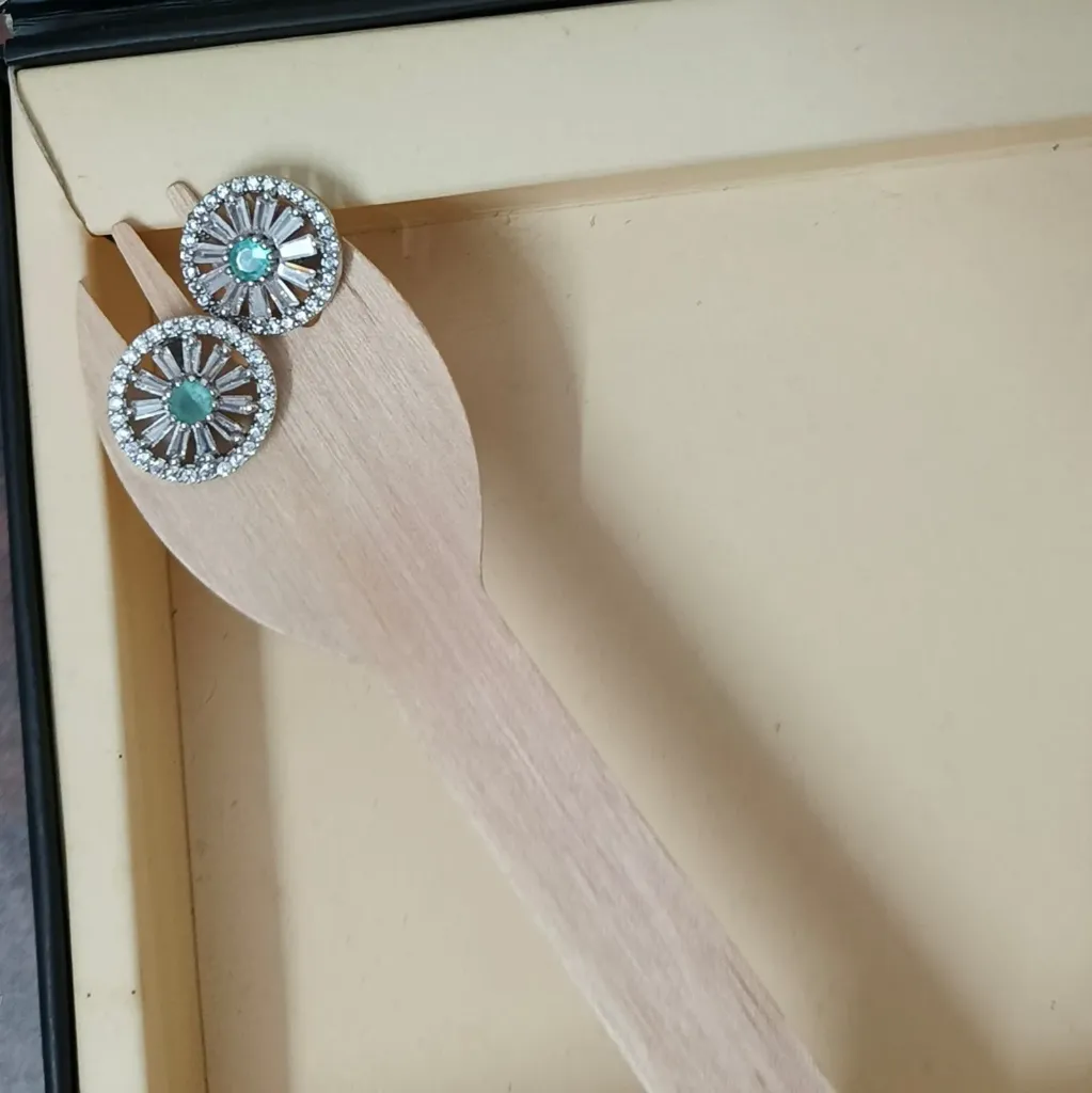 Premium Radiance American Diamond Stud Earrings