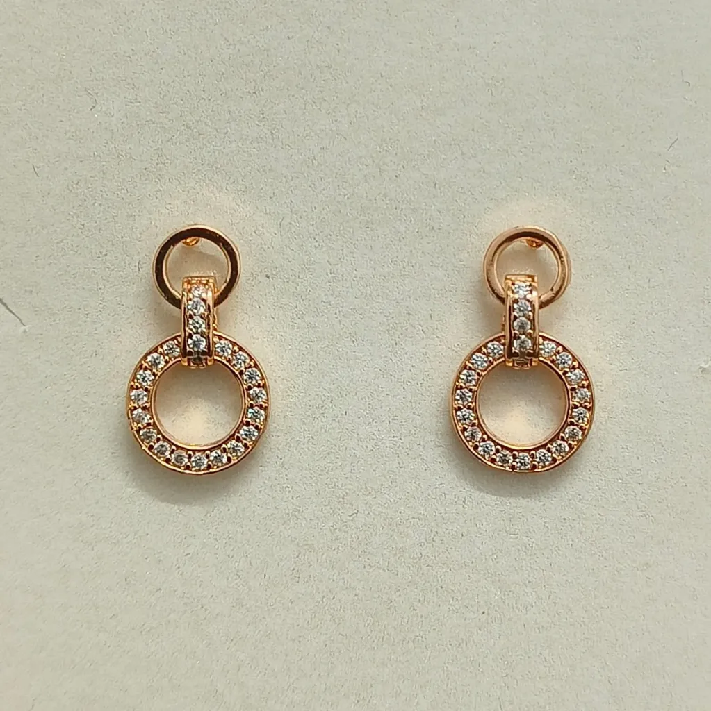 Aurielle Halo Daily Wear DC Drop Earrings