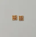 Elegant Bloom Square Stud Earrings