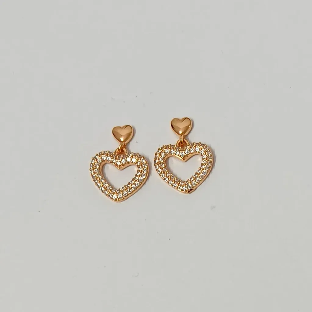 Romantic Heart Drop Earrings