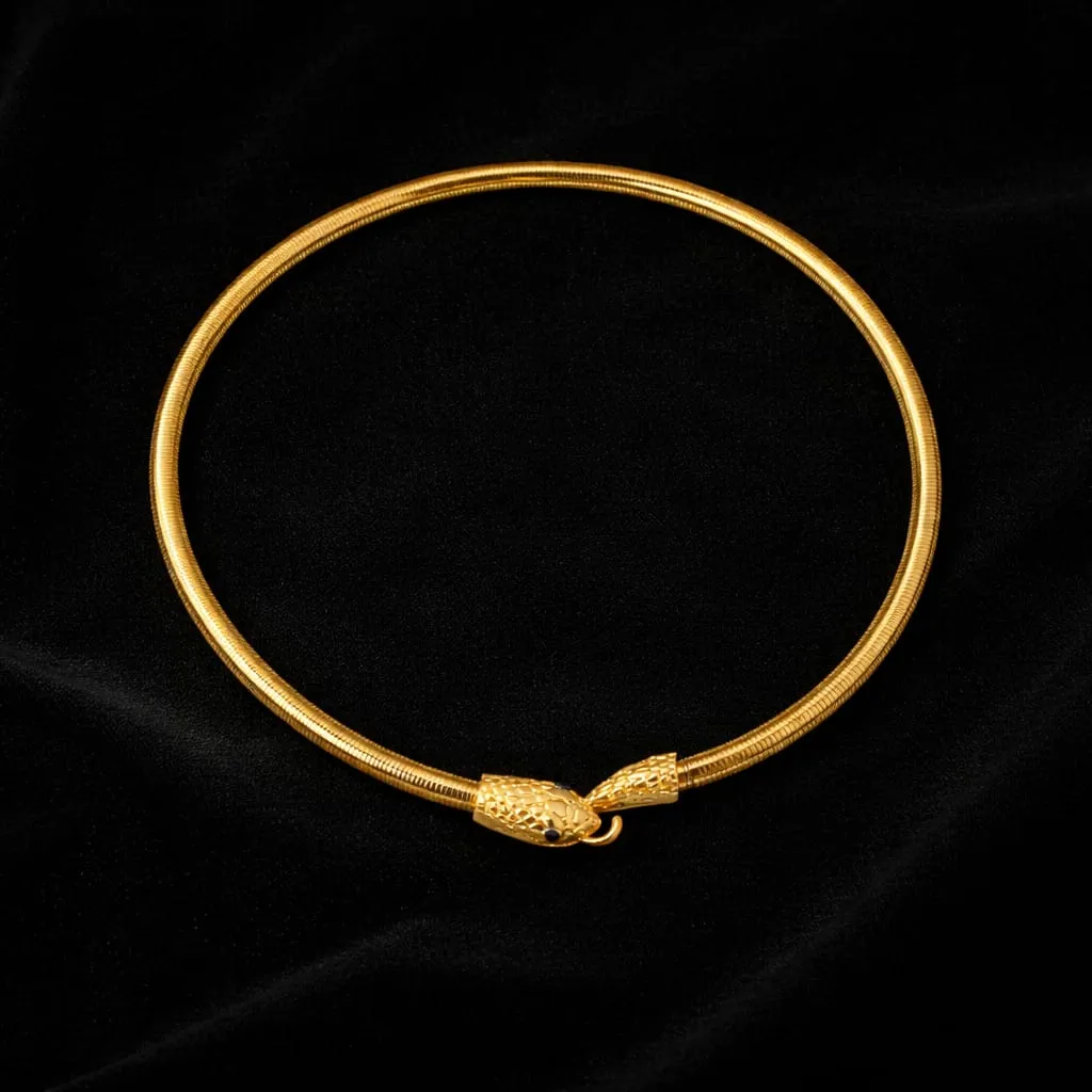 [SH002] Serpent Gold Hasli Necklace – Stainless Steel (Anti-Tarnish)