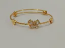 Golden Butterfly Ghunghroo Bracelet