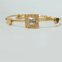 Square Halo Ghunghroo Bracelet