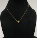 Textured Sphere Pendant Neck Chain