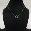 Halo Circle Pendant Neck Chain