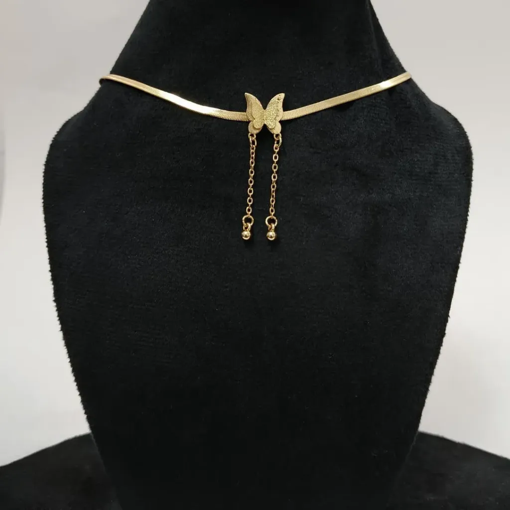 [CG009] Butterfly Elegance Adjustable Choker Necklace