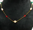 Multicolour Beaded Minimal Necklace